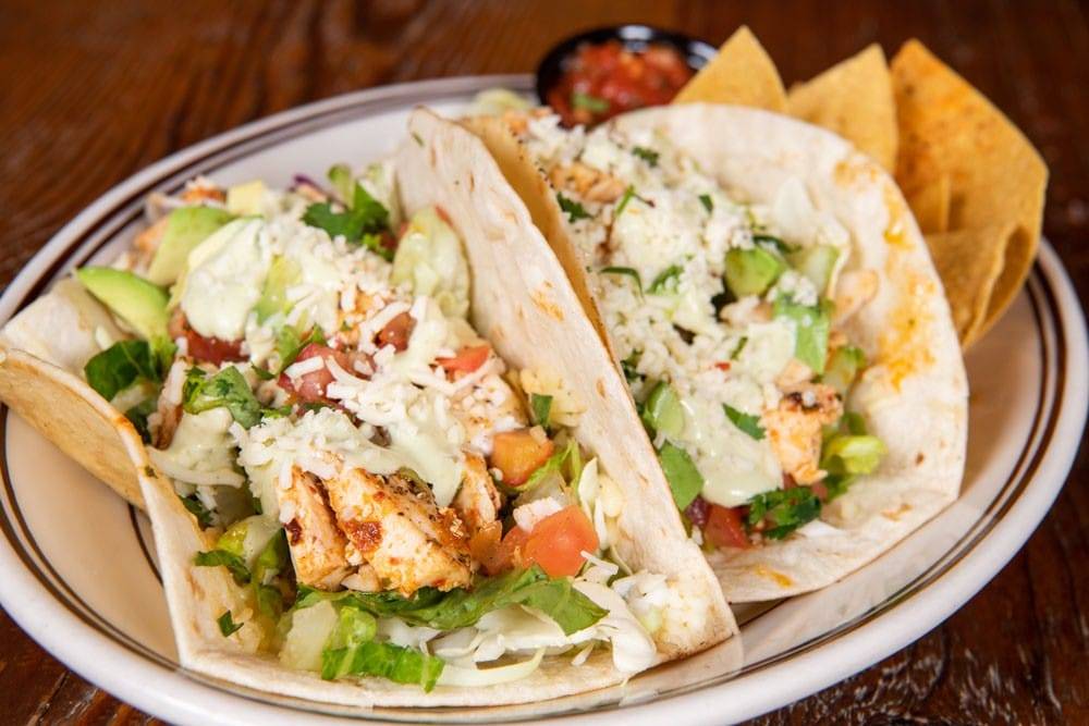 Menu Chicken Tacos