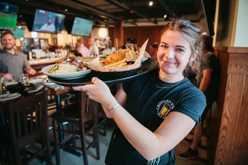 service at a restaurant